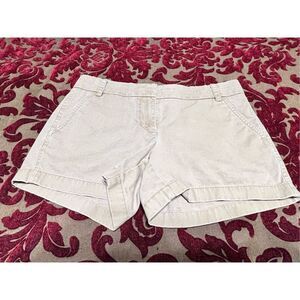 J. Crew Khaki Chino Shorts Size 4